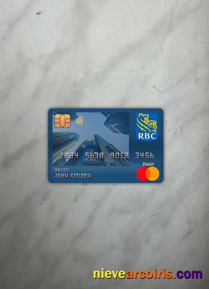 Canada Royal Bank (RBC) Master Debit Card Photolook Front Photolook