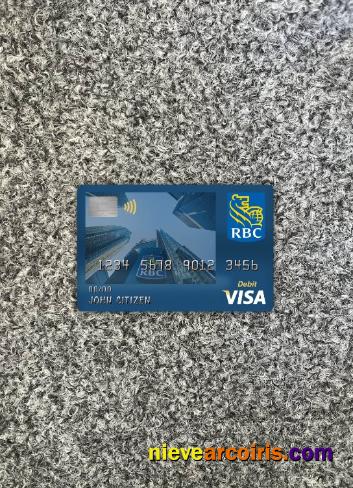 Canada Royal Bank (RBC) Visa Debit Card Photolook Front Sample