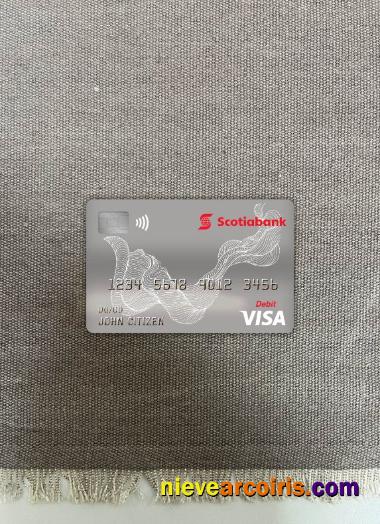 Canada Scotiabank Visa Debit Card Photolook Front Preview