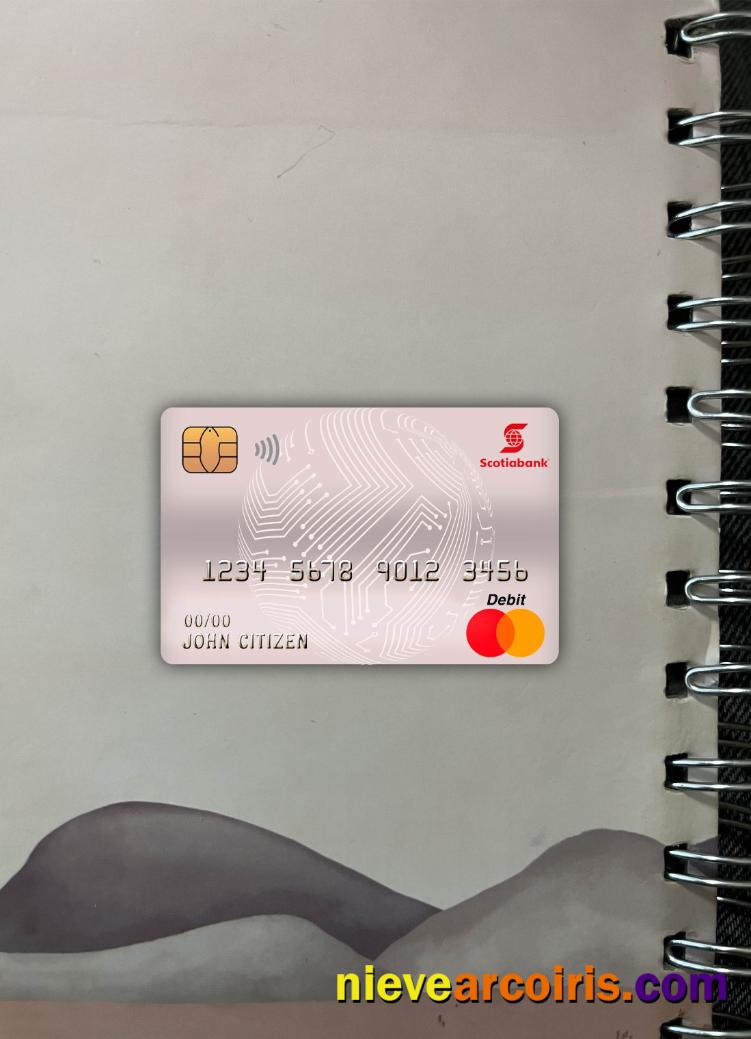 Chile Scotiabank Master Debit Card Photolook Front Preview