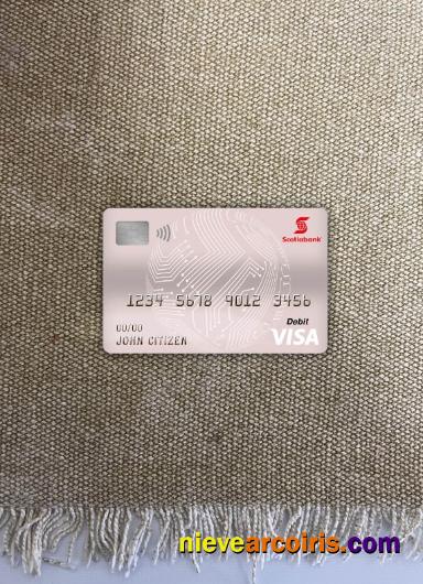 Chile Scotiabank Visa Debit Card Photolook Front Photolook