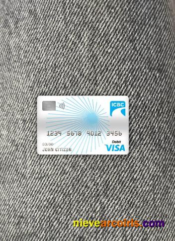 China Industrial And Commercial Bank Visa Debit Card Photolook Front Preview