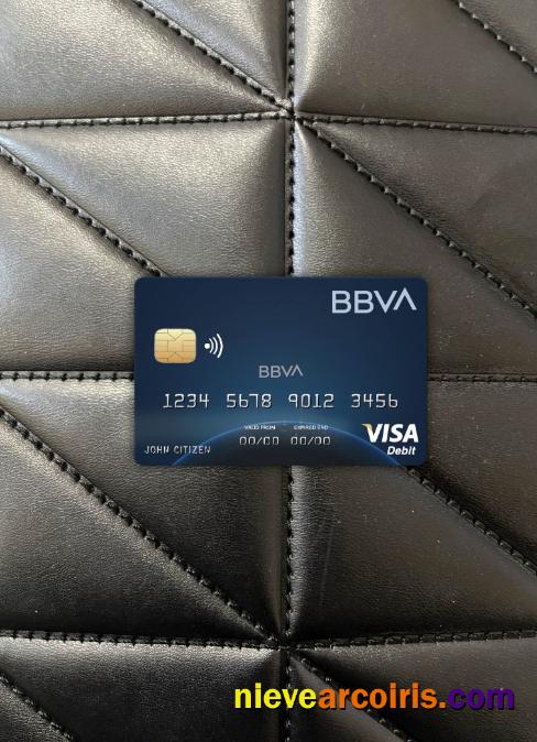 Colombia BBVA Bank Visa Card Photolook Front Preview