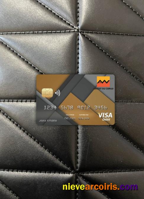 Congo Credit Bank Visa Card Photolook Front Preview