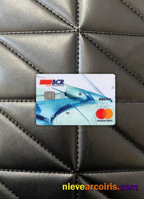 Costa Rica The Bank Of Costa Rica Mastercard Debit Version 2 Photolook Front Preview
