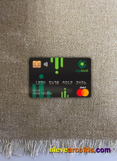 Croatia OTP Bank Master Debit Card Photolook Front Preview