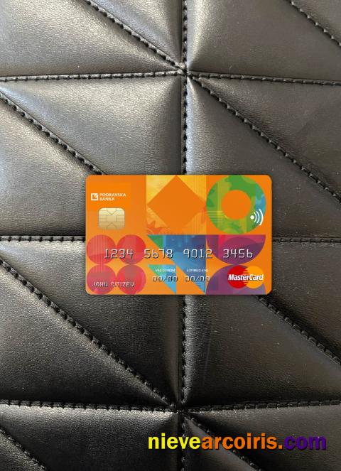 Croatia Podravska Bank Mastercard Photolook Front Preview