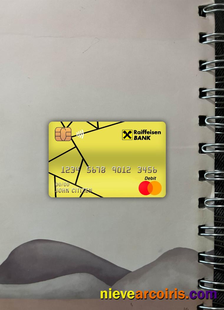 Croatia Raiffeisen Bank Master Debit Card Photolook Front Preview