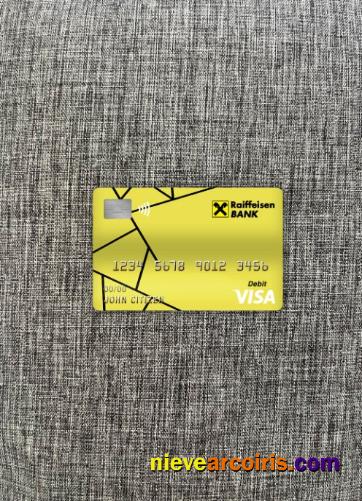 Croatia Raiffeisen Bank Visa Debit Card Photolook Front Preview