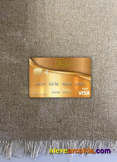 Cuba Nacional Bank Visa Card Photolook Front Photolook