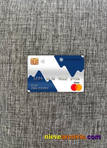 Cyprus Alpha Bank Master Debit Card Photolook Front Photolook