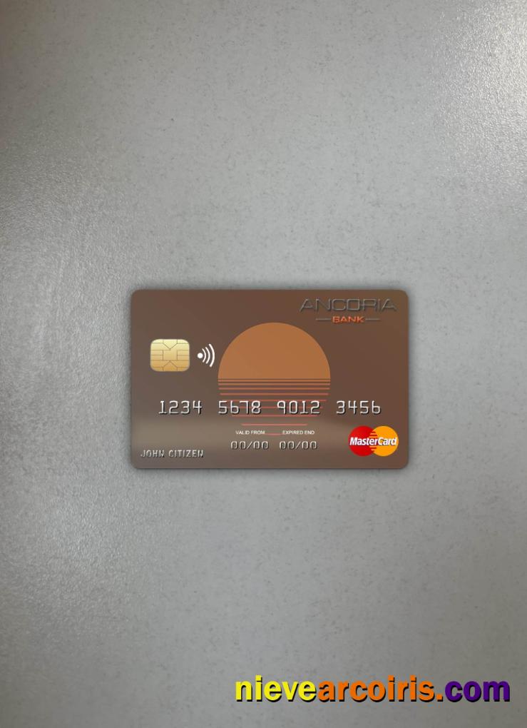Cyprus Ancoria Bank Mastercard Photolook Front Photolook