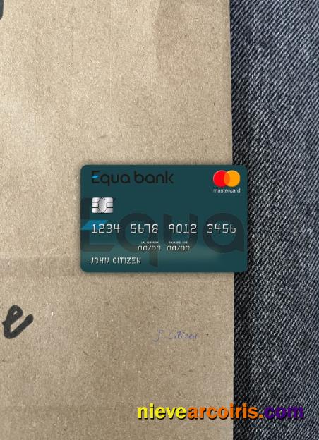 Czech Equa Bank Mastercard Photolook Front Sample