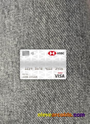 Czech HSBC Bank Visa Debit Card Photolook Front Photolook