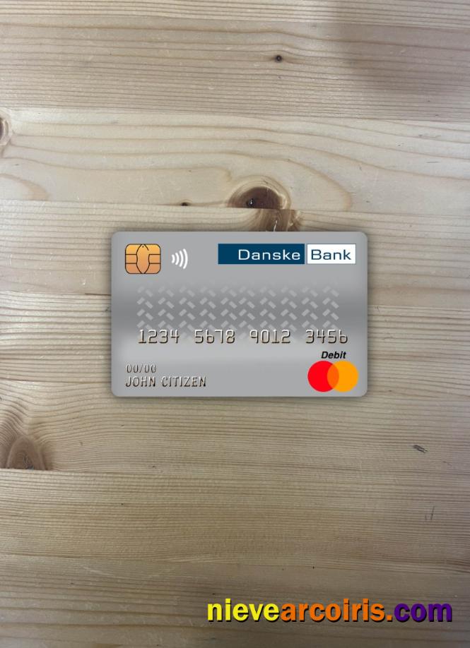 Denmark Danskebank Master Debit Card Photolook Front Preview