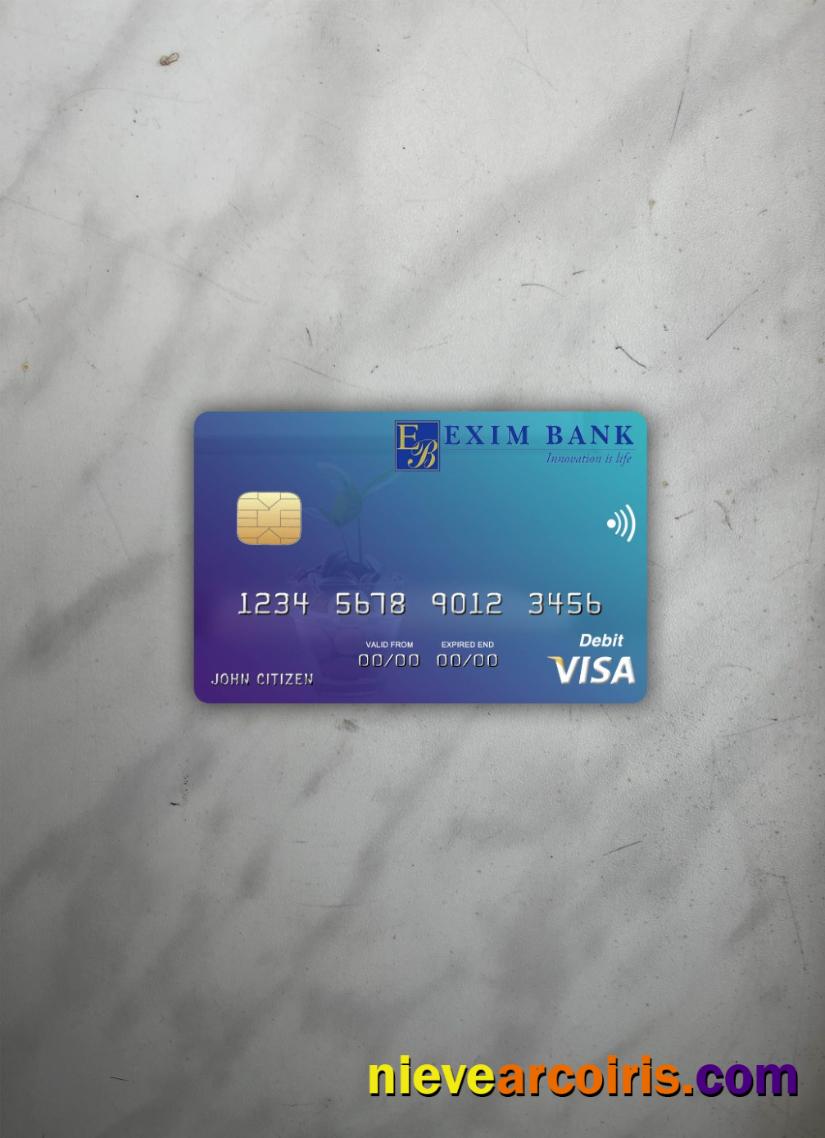 Djibouti Exim Bank Visa Debit Card Photolook Front Photolook