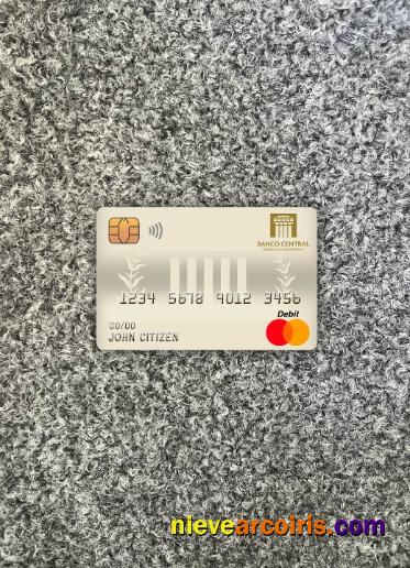 Dominican Republic Central Bank Master Debit Card Photolook Front Preview
