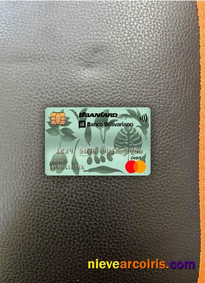 Ecuador Banco Bolivariano Mastercard Photolook Front Photolook