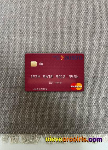 Ecuador Banco Del Austro Mastercard Photolook Front Photolook