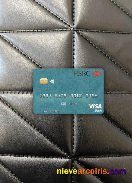 Egypt HSBC Bank Visa Debit Card Photolook Front Preview