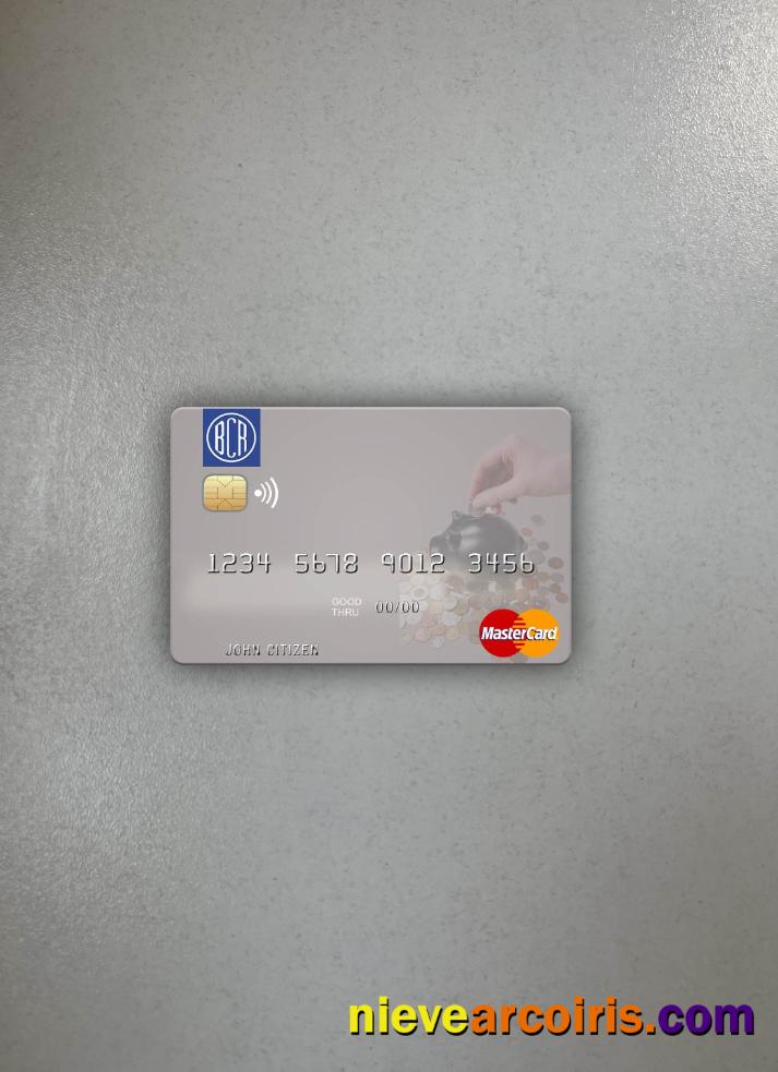 El Salvador Banco Central De Reserva De El Salvador Mastercard Photolook Front Preview