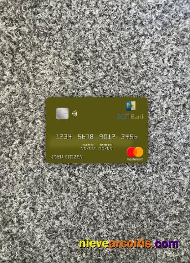 Equatorial Guinea BGFI Bank Mastercard Photolook Front Template