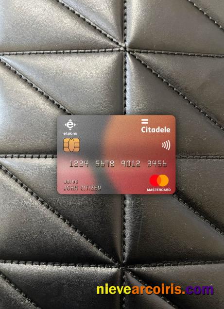 Estonia Citadele Filiale AS Bank Master Card Photolook Front Preview