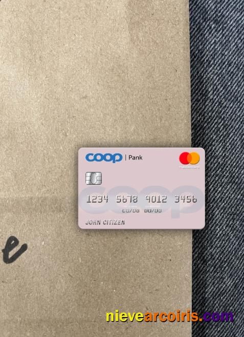 Estonia Coop Pank Mastercard Photolook Front Sample