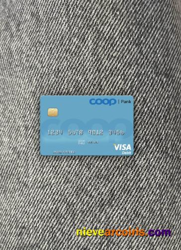 Estonia Coop Pank Visa Debit Card Photolook Front Preview