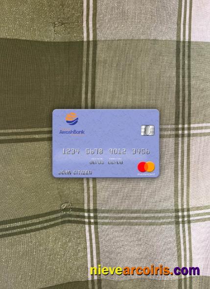 Ethiopia Awash International Bank Mastercard Photolook Front Preview