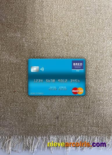 Fiji BRED Bank Mastercard Photolook Front Sample
