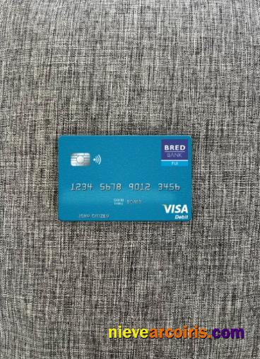 Fiji BRED Bank Visa Debit Card Photolook Front Preview