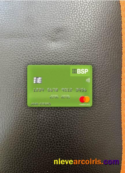 Fiji Bank Of South Pacific Mastercard Photolook Front Preview
