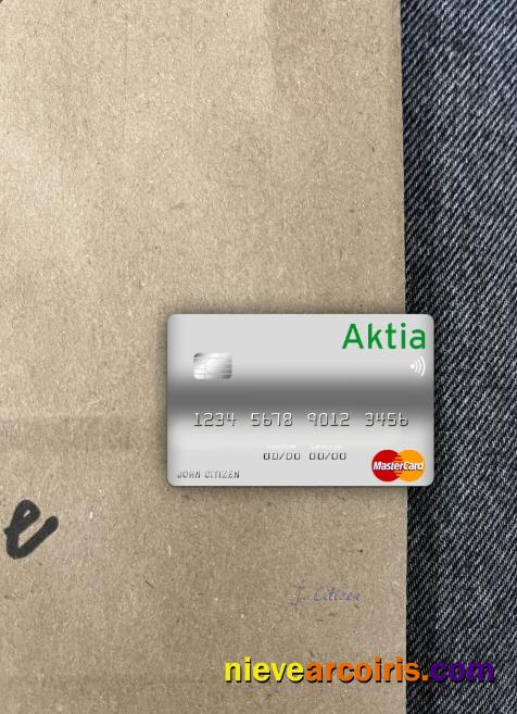 Finland Aktia Savings Bank Mastercard Photolook Front Photolook