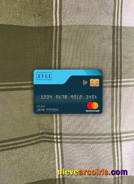 Finland Evli Bank Mastercard Photolook Front Template