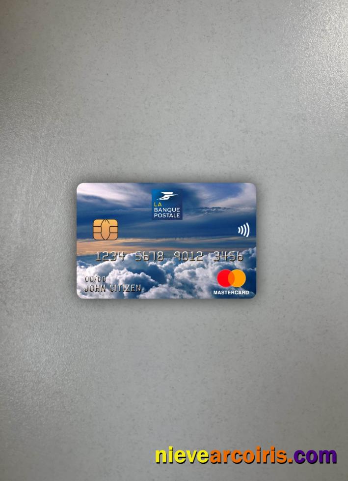 France La Banque Postale Bank Mastercard Photolook Front Photolook