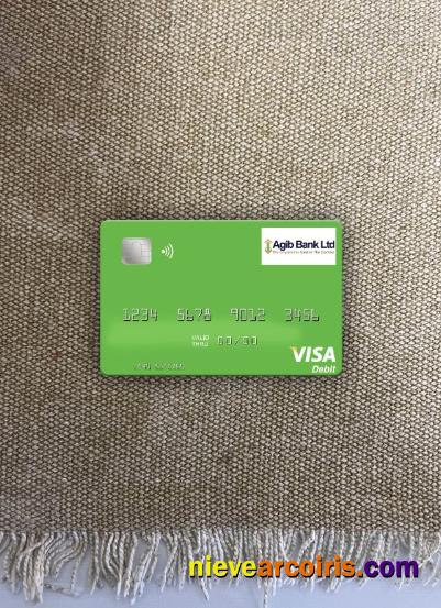 Gambia Arab Gambia Islamic Bank Visa Debit Card Photolook Front Sample