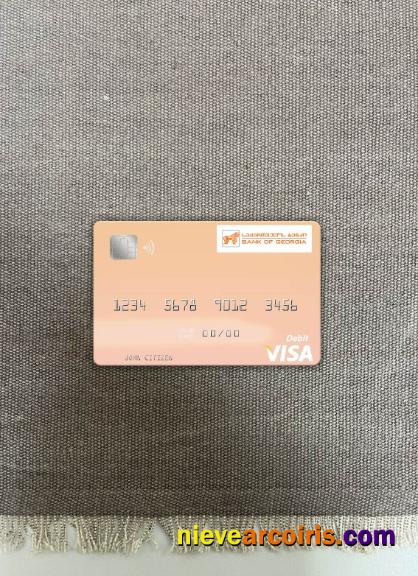 Georgia Bank Of Georgia Visa Debit Card Photolook FRONT Photolook