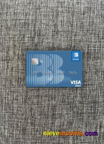 Georgia Basis Bank Visa Debit Card Photolook Front Template