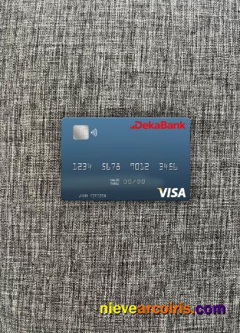 Germany Deka Bank Visa Card Photolook Front Sample