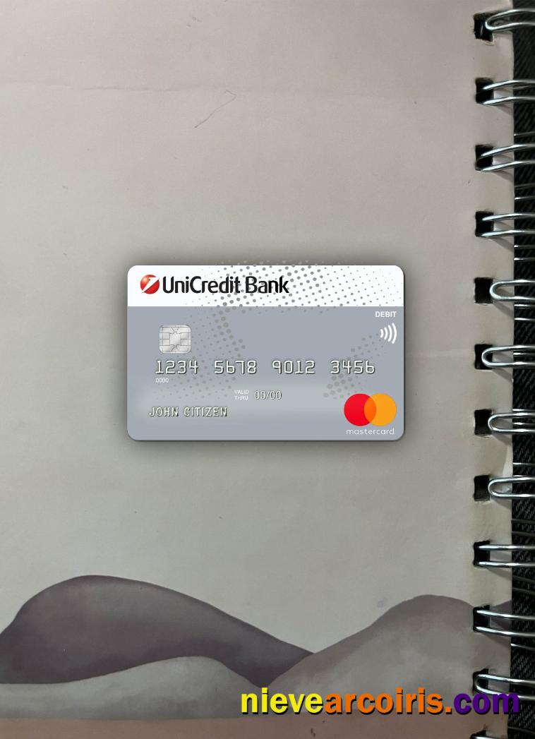 Germany UniCredit Bank MasterCard Credit Card Photolook Front Sample
