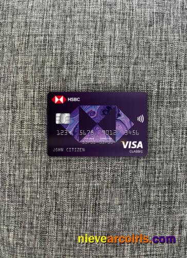 Greece HSBC Visa Classic Card Photolook Front Photolook