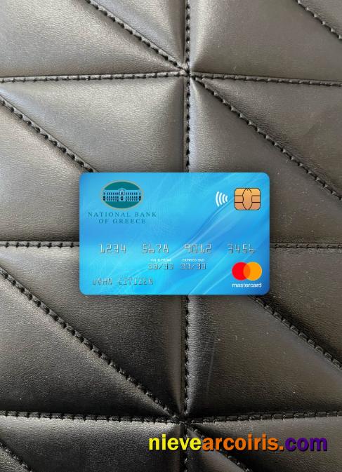 Greece National Bank Mastercard Photolook Front Photolook