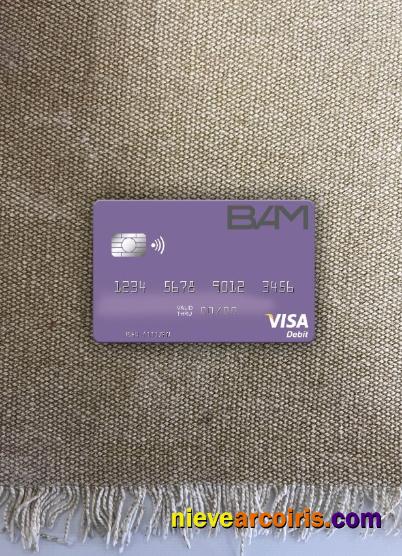 Guatemala Banco Agromercantil Visa Debit Card Photolook Front Sample