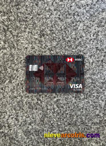 Hong Kong HSBC Bank Visa Classic Card Photolook Front Preview