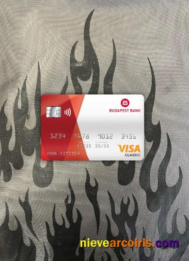Hungary Budapest Bank Visa Classic Card Photolook Front Photolook