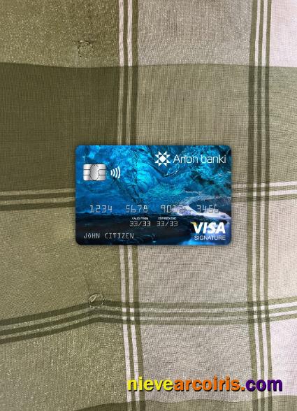 Iceland Arion Visa Signature Card Photolook Front Photolook