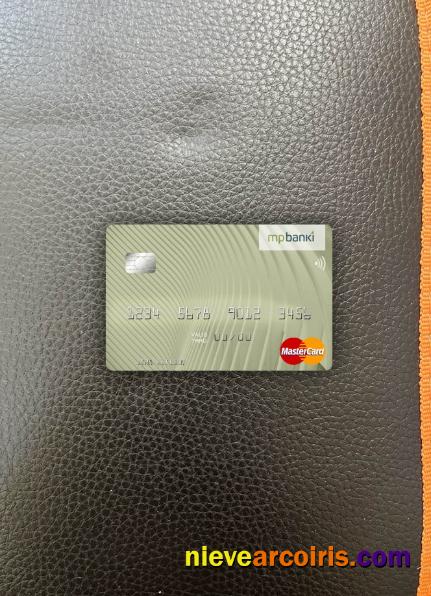 Iceland MP Banki Mastercard Photolook Front Template