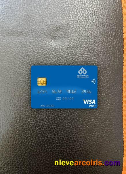 India Indian Overseas Bank Visa Debit Card Photolook Front Photolook