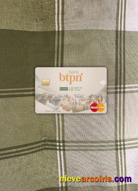 Indonesia Bank BTPN Mastercard Photolook Front Photolook